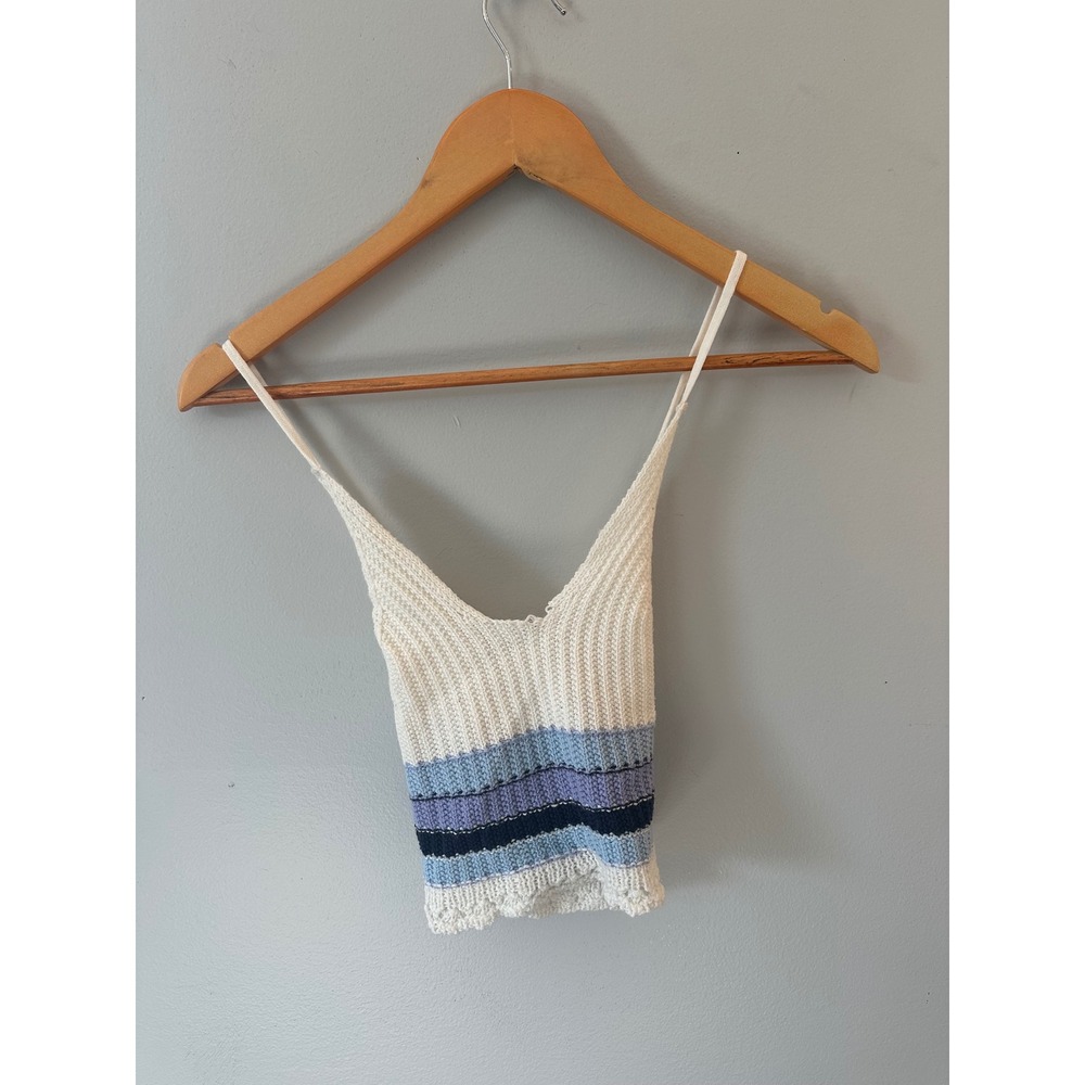 No comment crochet tank top‎